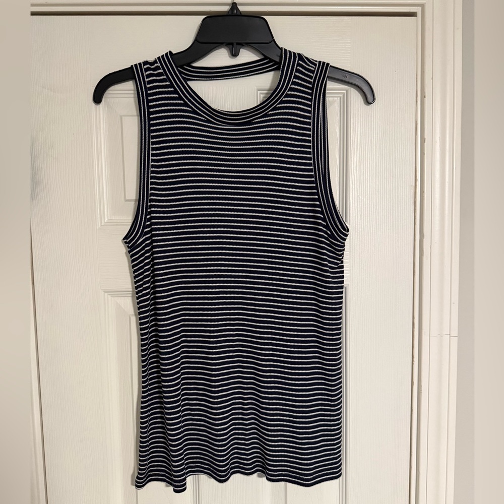 Peyton Jensen Striped Sleeveless Top